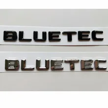 Хром матовый черный глянец букв слова BLUETEC Fender Магистральные Крышка для губ значки-Эмблемы Эмблема Наклейка для Mercedes Benz AMG