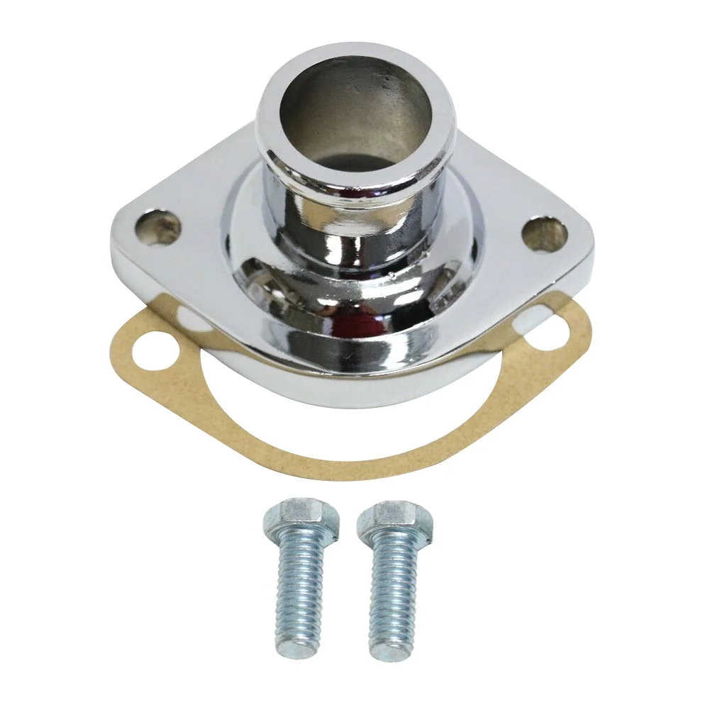 180 Degree Durable Car Accessories Chrome Housing Water Neck Kit Steel Thermostat Gasket Bolts Replacement For Mopar 273 318 | Автомобили