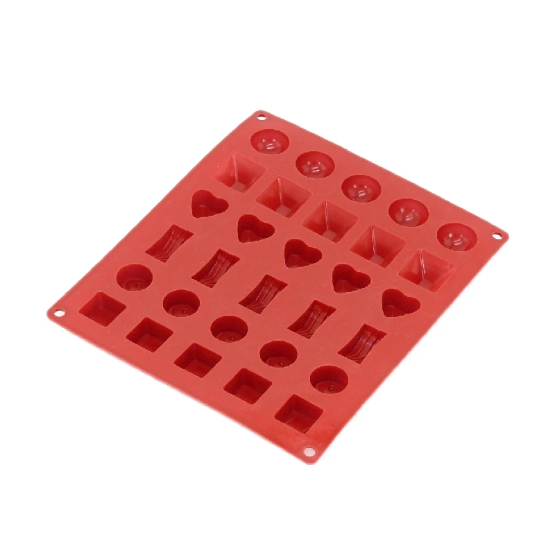 Силиконовые Формочки Yiwumart 3D с 5 отверстиями для шоколада выпечки конфет трюфеля