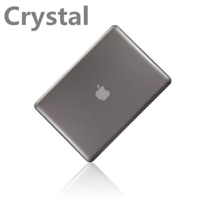 Crystal Gray Кристальный \ матовый чехол для Apple Macbook Air Pro retina 11 12 13 15 дюймов сумка для ноутбука, для нового Mac book Air Pro 13,3 чехол A1932+ подарок - Цвет: Crystal Gray