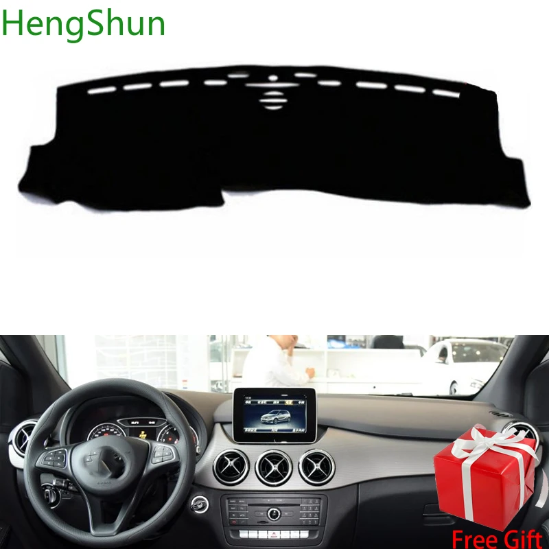 For Benz B180 B200 B220 B260 2011-2019 Dashboard Cover Sun Shade Non-slip Dash Mat Carpet Car Stickers Interior Accessories | Автомобили и