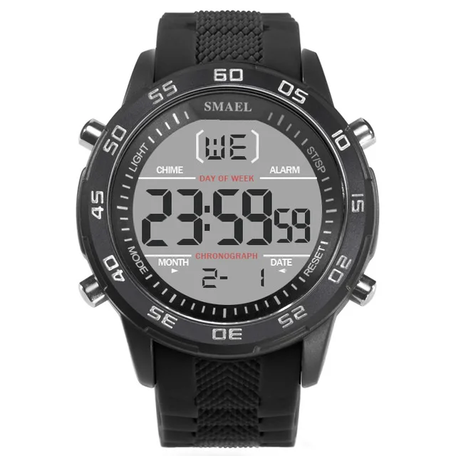 

SMAEL Brand Led Digital Watch Stopwatch Chronograph Light Waterproof Shock Resist Male Clock 1067 relogio masculino 2017 Digital