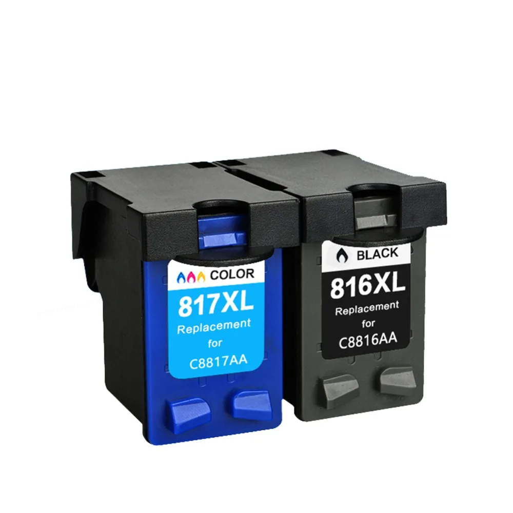 YI LE CAI Compatible ink cartridge for HP 817XL 816XL DeskJet 5168 PSC 1118 1218 318 1406 1408