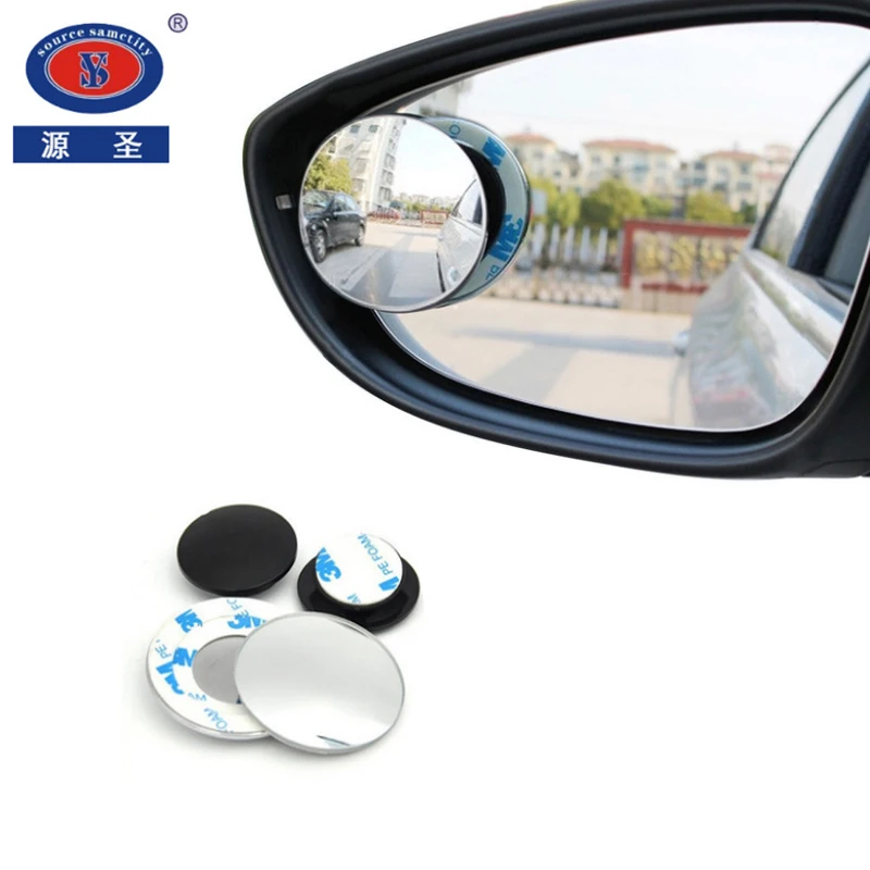 

YUANSHENG 360 Degree Frameless Ultrathin Wide Angle Round Convex Blind Spot Mirror For Parking Rear View Mirror High Quality