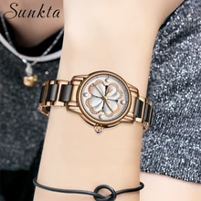 SUNKTA New Listing Top Luxury Brand Women Watches Women Ceramic Watch Female Fashion Dress Lady Girl Quartz Clock Zegarek Damsk цена SUNKTA New Listing Top Luxury Brand Women Watches Women Ceramic Watch Female Fashion Dress Lady Girl Quartz Clock Zegarek Damsk цены онлайн