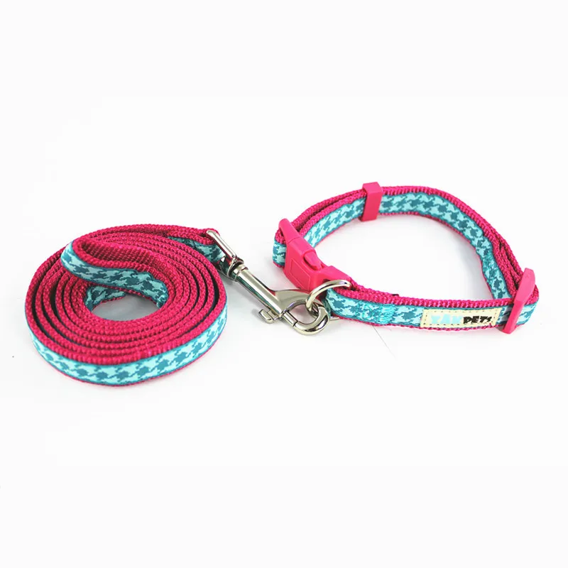 

Free Shipping pet collar and leash set Cat Dog Pet dog Collar & Leads High Quality for Chihuahua Poodle Pitbull