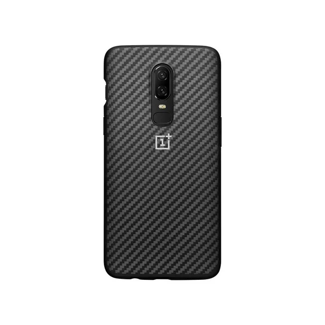 Чехол для oneplus 6 T,, официальный защитный чехол, силиконовый нейлоновый чехол Karbon, кожаный чехол-книжка one plus 6 - Цвет: karbon bumper