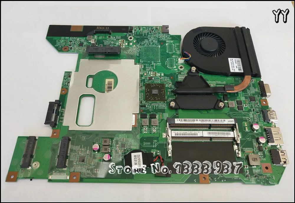 

New for Lenovo B575 B575E Motherboard with cpu and heatsink 11S11014136 554PN01241 48.4PN01.011 E300 mainboard