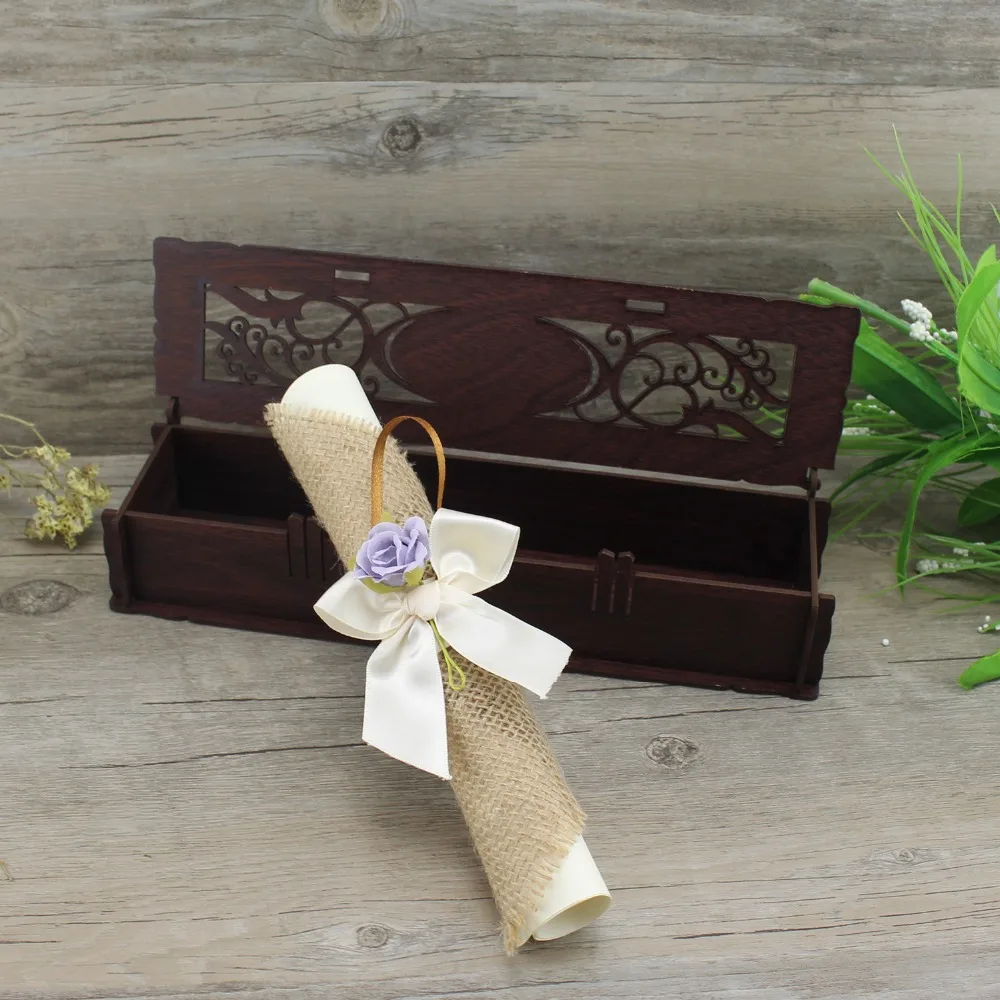  100 Pcs Laser Cut Wedding Invitation Card ElegantCustom Scroll Invitation Card Birthday PartyGreeti - 32972001049