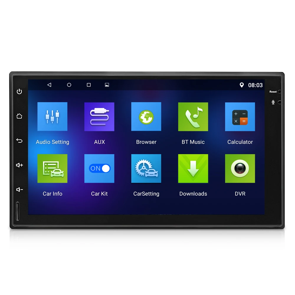 

Universal 2 din Android 6.0.1 Car Multimedia Player Auto FM Radio Built-in GPS WiFi DVR 7 Inch HD Capacitive Touch screen