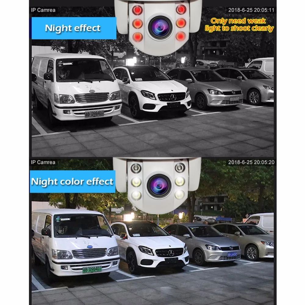  360 Mini IP Camera 3G 4G SIM Card Wireless WI-FI PTZ 1080P IR Dome 5X Zoom CCTV Security Surveillan