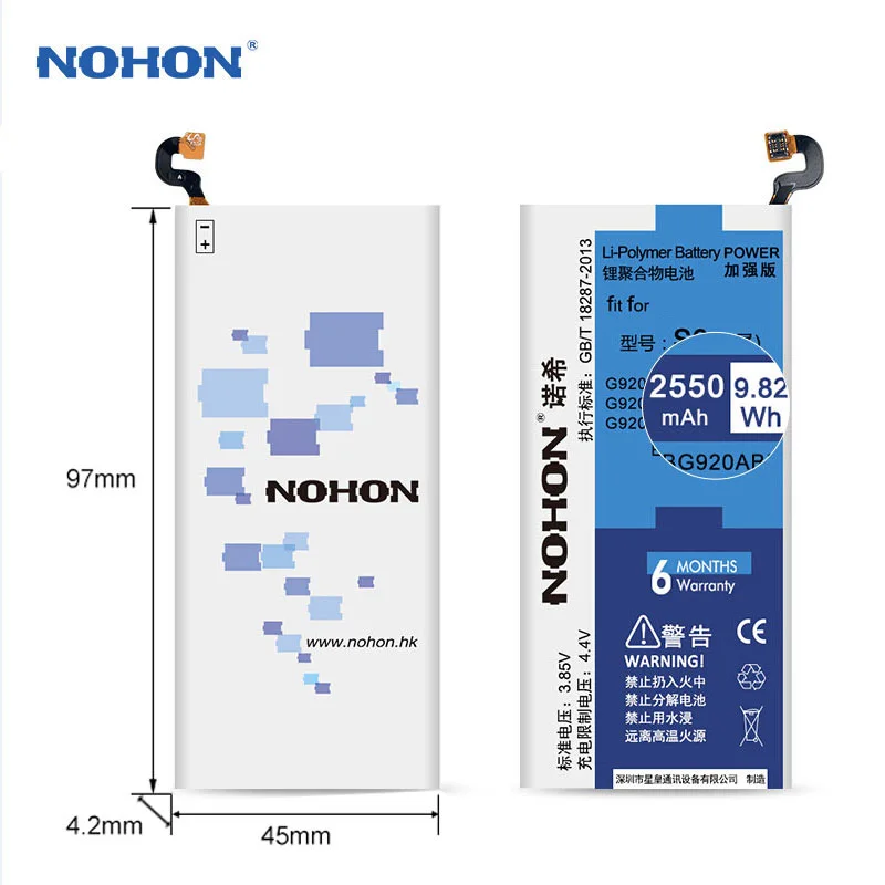 Аккумулятор Nohon Для Samsung S7 Купить Aliexpress