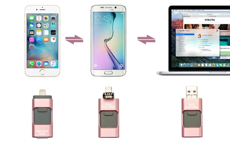 DSISEDIMS iFlash езды HD u-диск Micro USB интерфейс 3 в 1 для Android/iPhone 5/6 /7/8/5S/6s/x iPad iPod/PC/MAC 16/32/ 64/128 GB