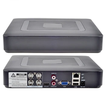 4CH 1080N Мини DVR Гибридный NVR 5 в 1 AHDM TVI CVI CVBS 960 H Безопасность цифровой видеорегистратор системы видеонаблюдения HDMI DVR Поддержка 1080 P IP Камера
