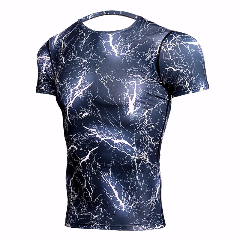 

3D Printed Camo T-shirts Men Fitness Compression Shirt Men's MMA Short Sleeve Quick Dry Tops Male Crossfit Breathable Rashguard