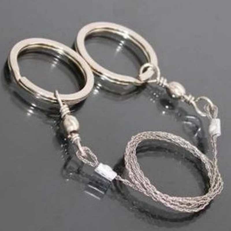 

Portable Stainless Steel Wire Saw Outdoor Survival Self Defense Camping Hiking Hunting Chainsaws Hand Saw Fret Saw Tools