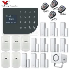 YoBang Security WIFI Wireless GSM SMS Alarm System Sensor Android IOS App Smart Home With PIR Motion Sensor And Wireless Alarm