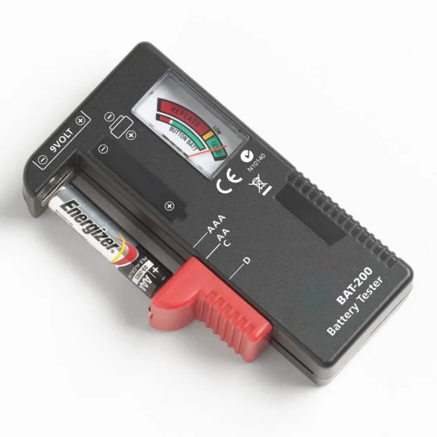 

Hot Sale Battery Tester Indicator Battery Cell Tester AA AAA C/D 9V Volt Button Checker Easy to test the capacity of battery