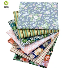 

Shuanshuo New Flora Tissus Cotton Fabric Patchwork Fabric Fat Quarter Bundles Fabric For Sewing Doll Cloths 40*50cm 7pcs/lot
