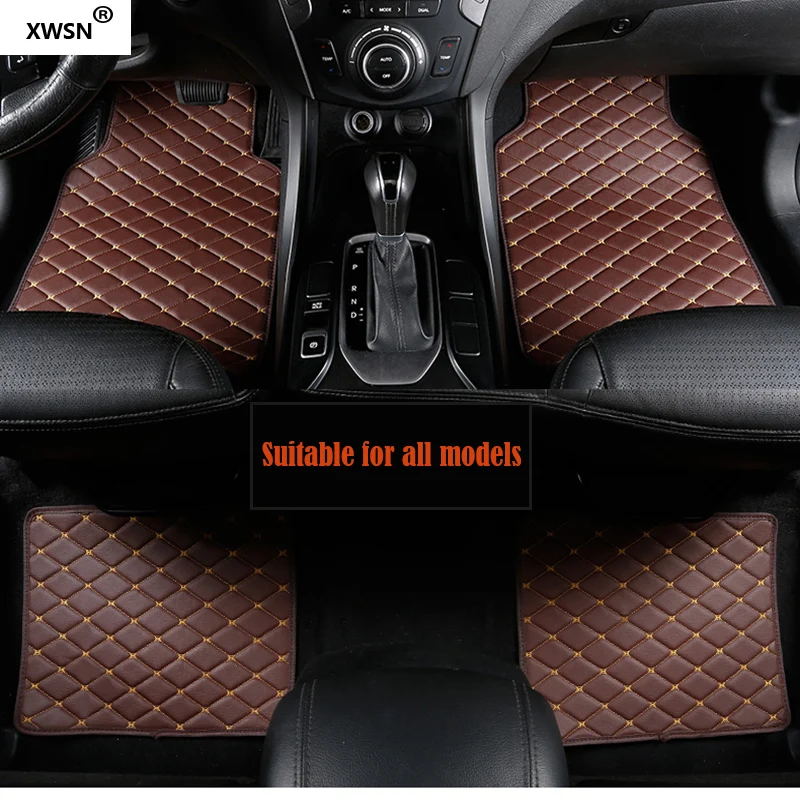 Universal car floor mat for ssangyong actyon korando rexton car accessories car matsFloor Mats