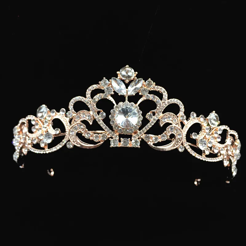 Beautiful-Rose-gold-silver-Wedding-Tiara-Crown-Queen-Women-Bridal-Hair-Accessories-Factory-Price-RE3024 (1)