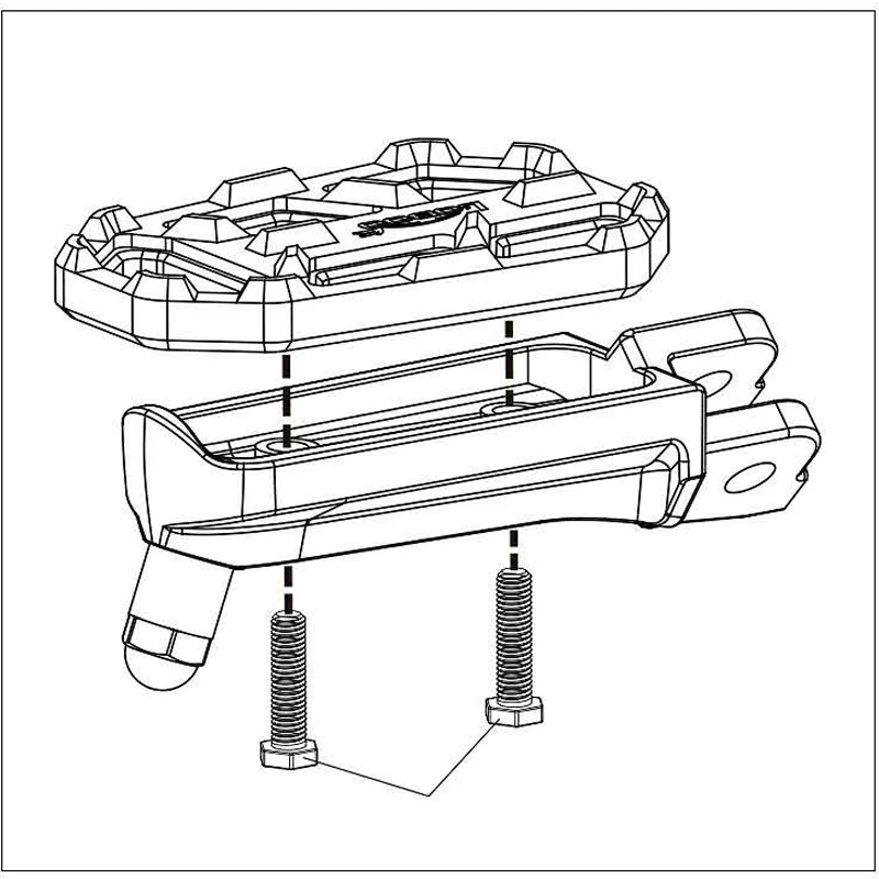 CB500X CB500 X 15 16 мотоцикл подножки CNC передние опорные Подножки педаль увеличитель для HONDA CB500X CB500 X CB500-X