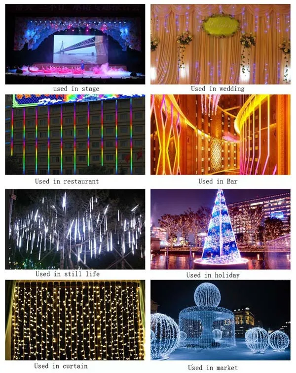 Светодиодный гирлянда для занавесок, Сказочная гирлянда, 16 м X 0,5 м, 400 светодиодный s ледяной бар, лампы на Рождество, 220 В, год, сад, Рождество, Свадебная вечеринка, Декор