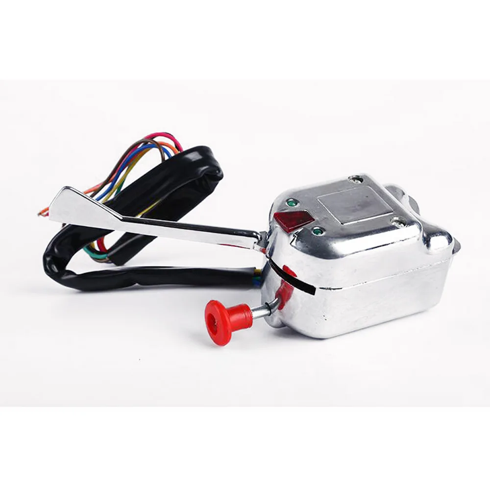 Universal Street Hot Rod Chrome Turn Signal Switch For Ford 12V Street