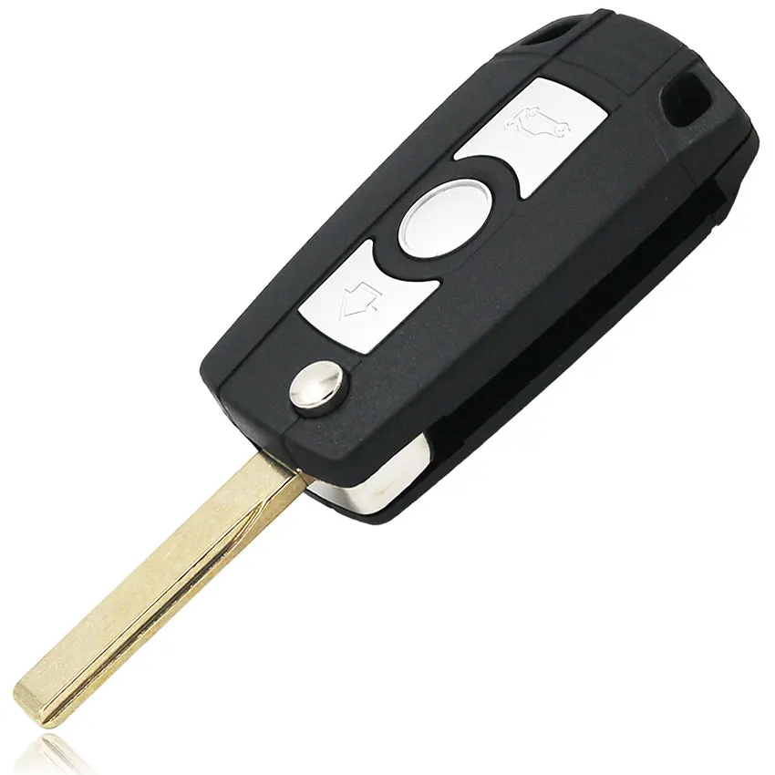 Hkobdii удаленное чехол складной автомобиль smart key Корпус крышки fob для BMW 1 3 5 7 серии x3