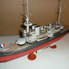 Высококачественный французский La Hoche Lazar боевой крейсер 3D бумажный модельный комплект