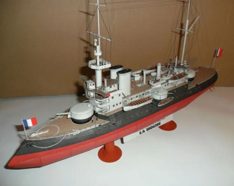 Высококачественный французский La Hoche Lazar боевой крейсер 3D бумажный модельный