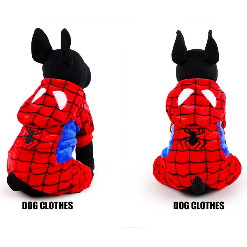 2017 Hot Sale Winter Pet Dog Clothes Clothing For Small Large Spiderman Dog Coats Winter Clothes ...