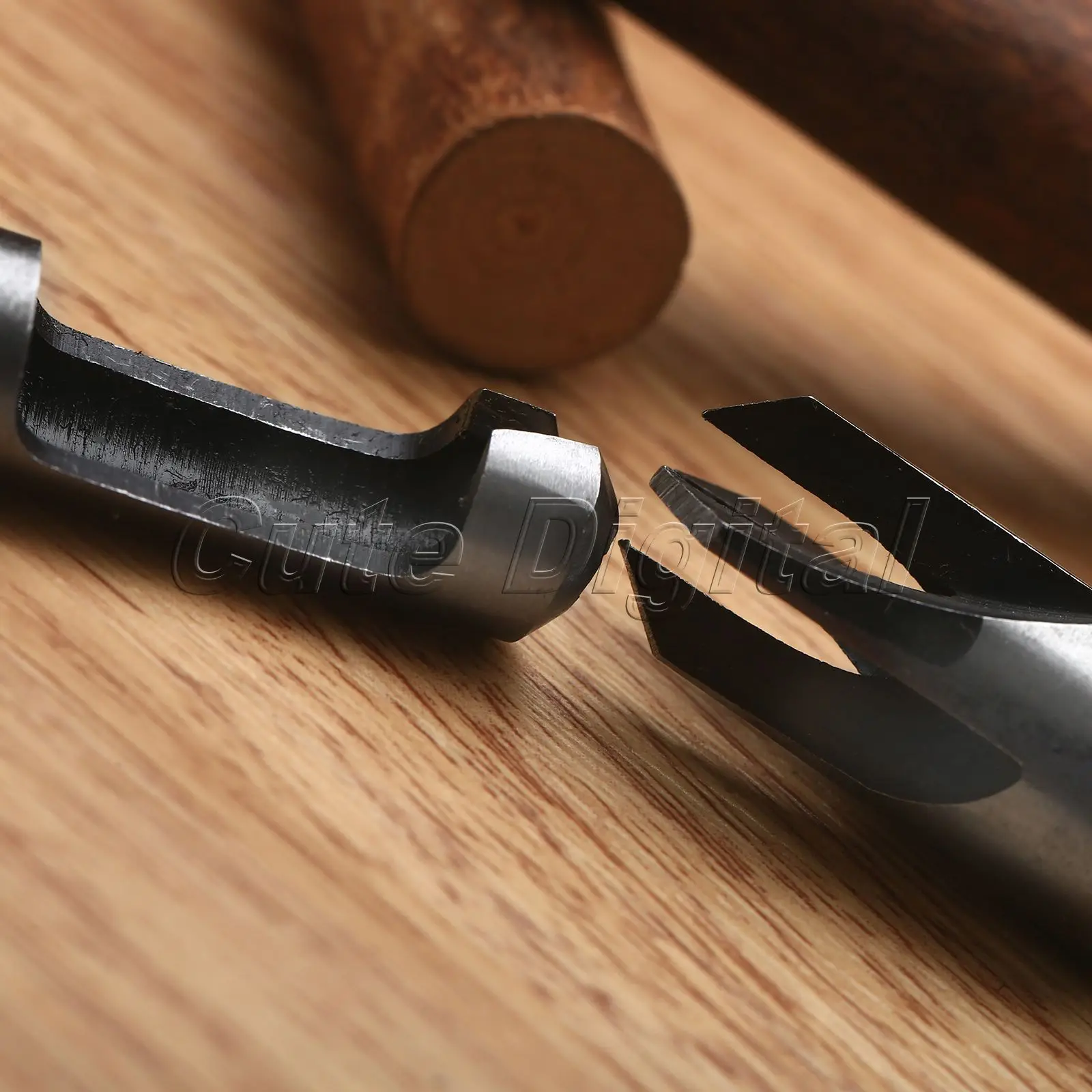 DRELD 8 шт. карбоновая сталь столярные деревянные вилки Резак Режущий инструмент сверла прямой и конический набор круглый хвостовик, деревообрабатывающий инструмент