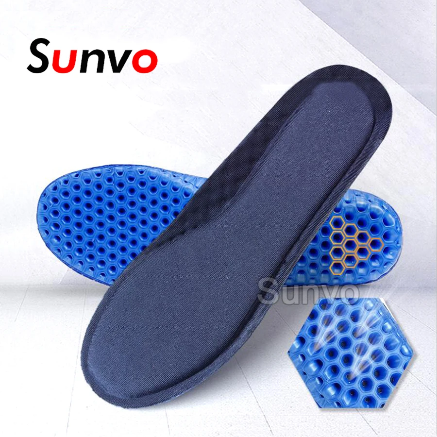 6 size Stretch Breathable Absorbent Deodorant Insole Sports Cushioning Insoles 
