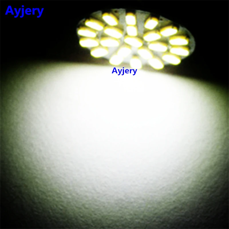 AYJERY DC 24 в 100 шт. 1156 BA15S 1157 BAY15D S25 1206 22 SMD СВЕТОДИОДНЫЕ 3020 лампы автомобильный сигнал