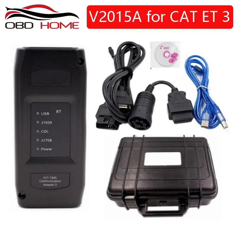 VLINK для CAT ET3 адаптер III 317 7485 2015A грузовика диагностический инструмент связи с Wi