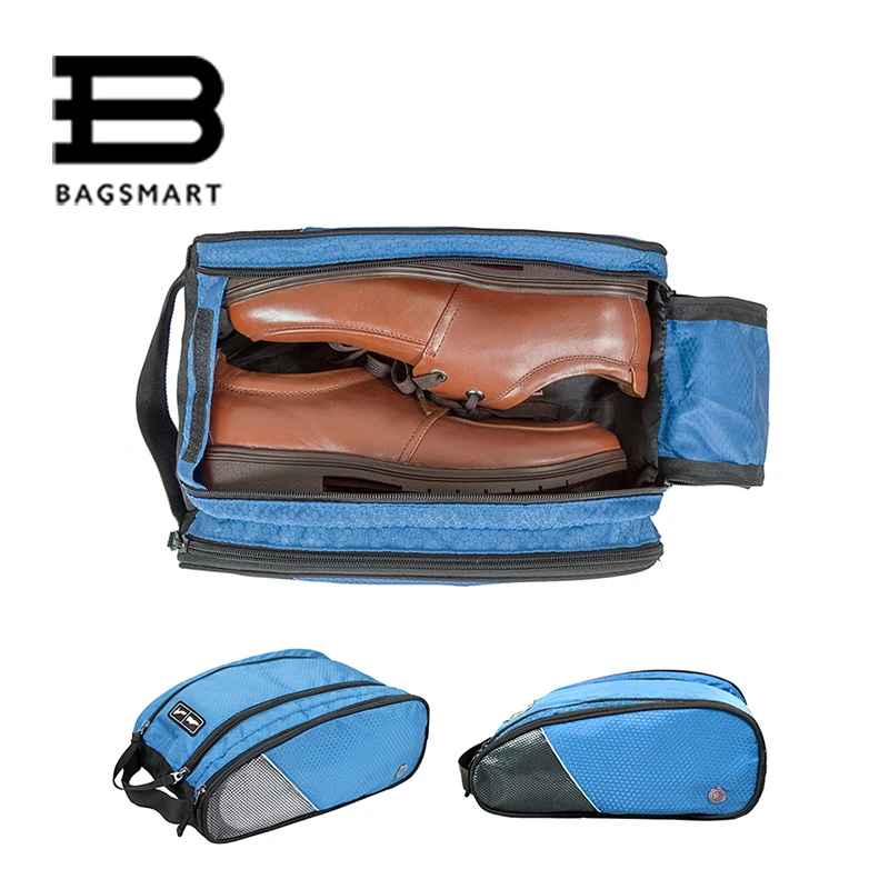 BAGSMART Cestovní doplňky Vodotěsné prodyšné Přenosné boty na boty na podpatky Ponožky Cestovní taška na cestovní kufry Pouch s okem