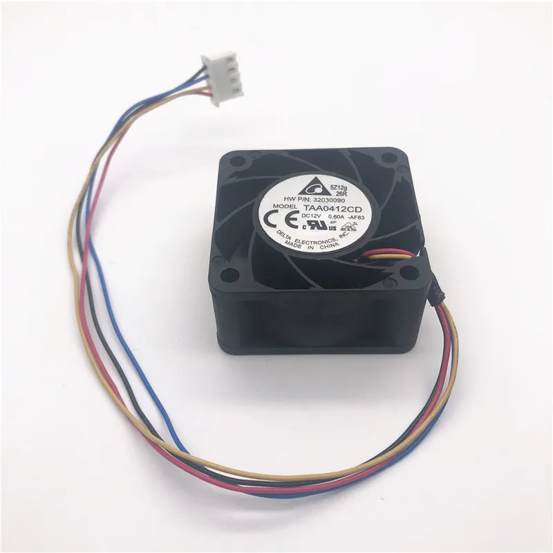 

OriginalDelta TAA0412CD 40mm 40x40x20mm server fan 4020 12v 0.6A 4cm server inverter 18600RPM cpu axial blower cooling fan 4PIN