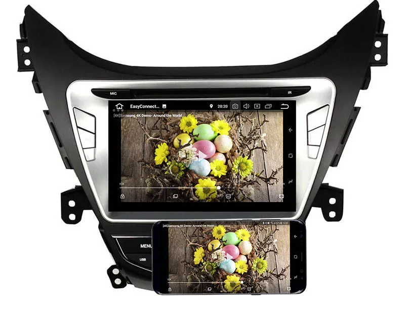 hyundai elantra android 8.0 radio touch screen 4
