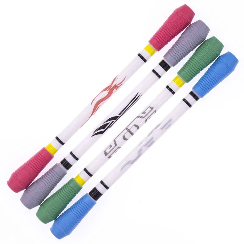 

2Pcs Creative Spinning Pen Turn to Scroll Ballpoint Pen Multifunction Stationery Enhance Learning Kids Office Supplies Blue Ink