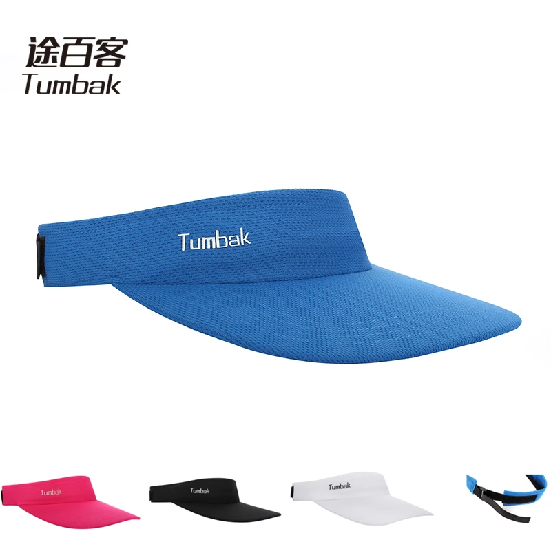

TUMBAK Empty Top Hat Unisex Sunhat Marathon Caps Running Outdoors Sports Hat Cap Quickly Dry Camping Hiking Anti UV Hats E501