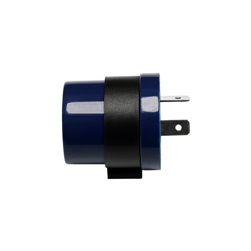 

6V-12.8V 48W Input Motorcycle Blue Inbuilt Beeper Flasher Turn Signal LED Blinker 2 Pins Motor Buzzer Flasher Relay Indicator