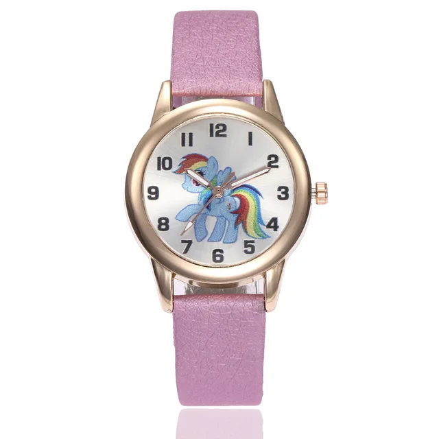 Children Watch Unicorn Pony Leather Strap Analog Dial Quartz Watches Kids Wrist Children Watch Unicorn Pony Leather Strap Analog Dial Quartz Watches Kids Wrist