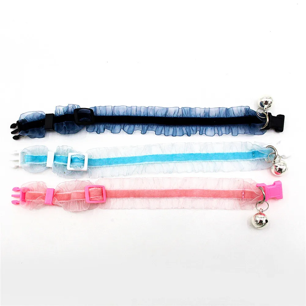 PipiFren Small Cats Collars bell Kitten Dogs Accessories Necklace For Pets Collars puppy Chihuahua collier chat obroza dla kota