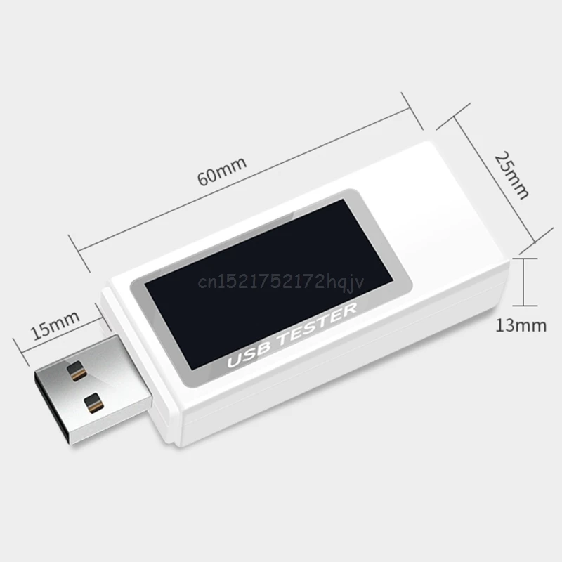 USB Tester Digital Voltmeter Current Voltage Charger Capacity Detector Indicator D22 dropship