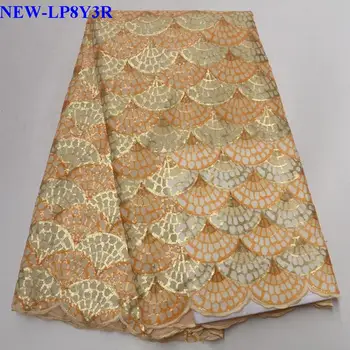 

Hot Sale Yellow Tulle Mesh Fabric Rhinestone High Quality embroidered sequins french tulle lace fabrics For Womne dress WWE02