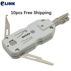 Original curto clássico krone lsa mais punch para baixo ferramenta de inserção telecom cabo de fio do telefone rj11 rj45 kit de ferramentas de rede profissional