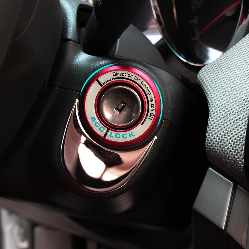 

luminous alloy Car Ignition Switch cover auto car accessories stickers for Chevrolet Cruze sonic Aveo