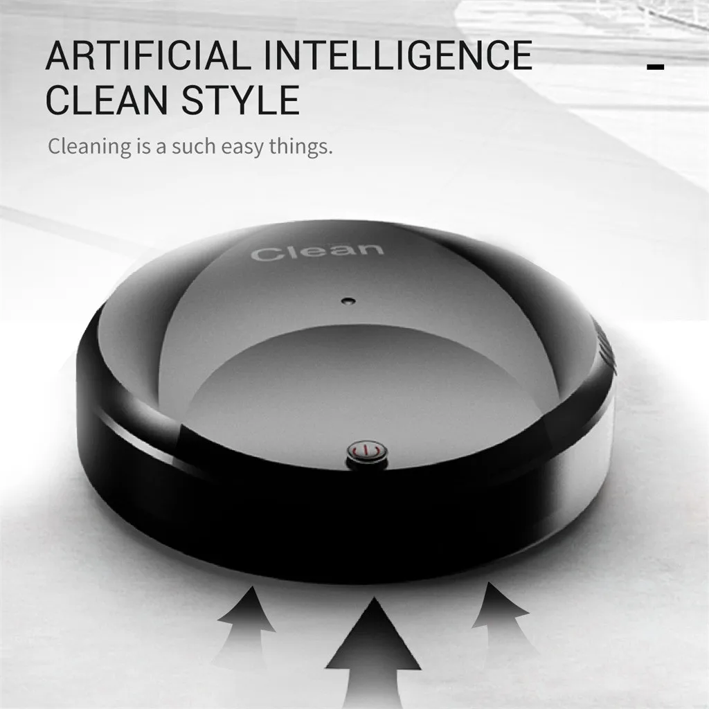 

Rechargeable Automatic Smart Robot Vacuum Cleaner Edge Cleaning Suction Sweeper drill scrubber brush