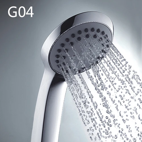 Gappo Bathroom Hand Shower Bath Shower Pressure Massage Rainfall SPA Water Shower Head Chrome Water Saving LED Mixer Tap - Цвет: G04